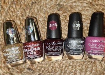 5 LA COLORS Nail Polishes Diamomd Crush