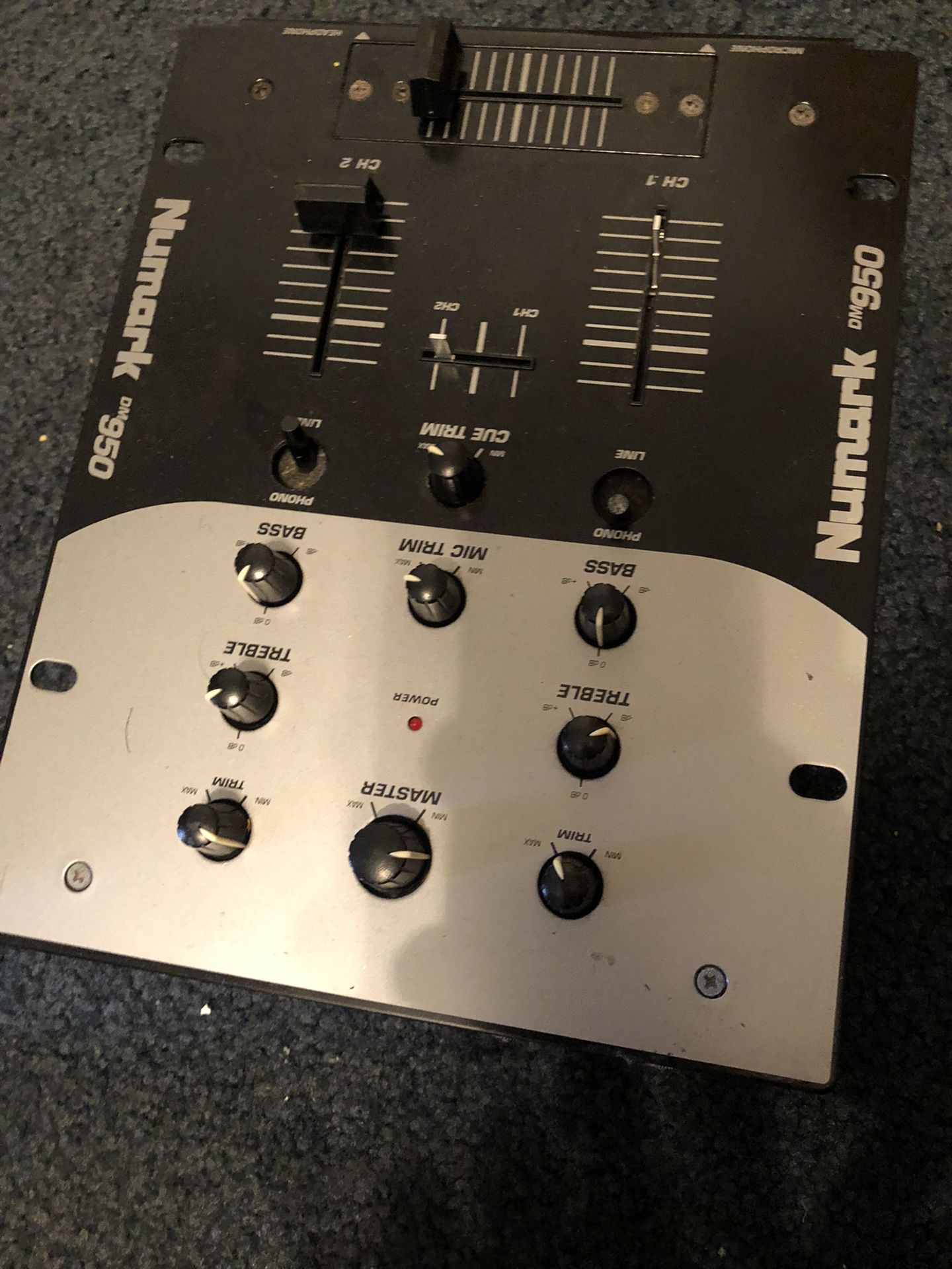 Numark DM950 Mixer Not Tested Cause Adapter Is Missing