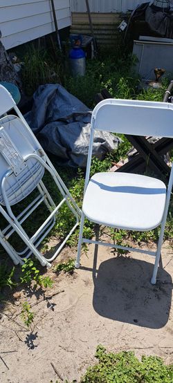 Chairs. Foldable. 4 of them $10 for all