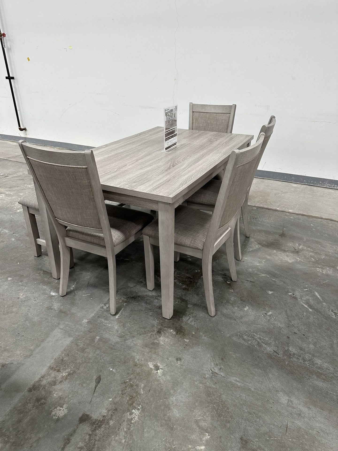 6 Pcs Dining Set Table + 4 Chairs + Bench Color: Espresso. Bonito Conedor De 6 Piezas Color Cafe. 💢 Comedor De 6 Piezas Nuevo En Caja