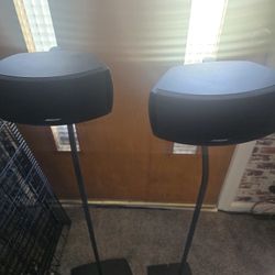 Bose Speakers And Stands