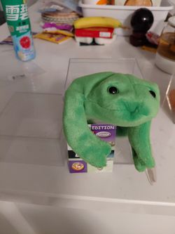 Beanie Baby Original 9 LEGS with Collectors Card and Display Case