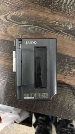 Sanyo Voice Activated Cassette Recorder