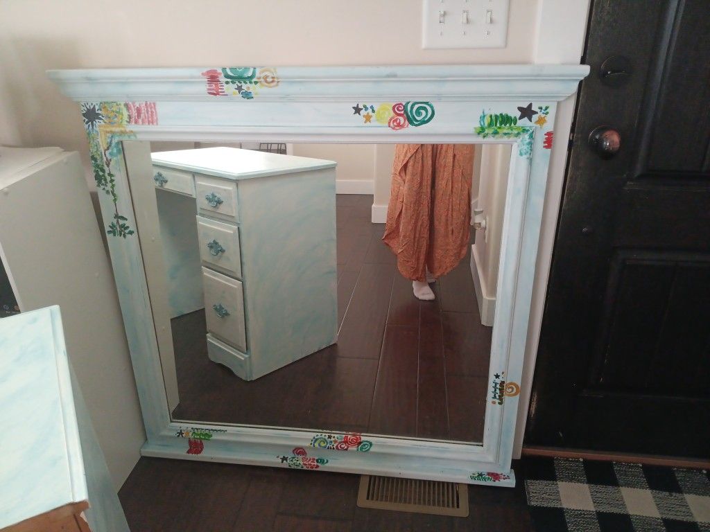 Baby Blue Mirror