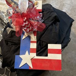 $20 Letter L Fourth Of July Front Door Decoration