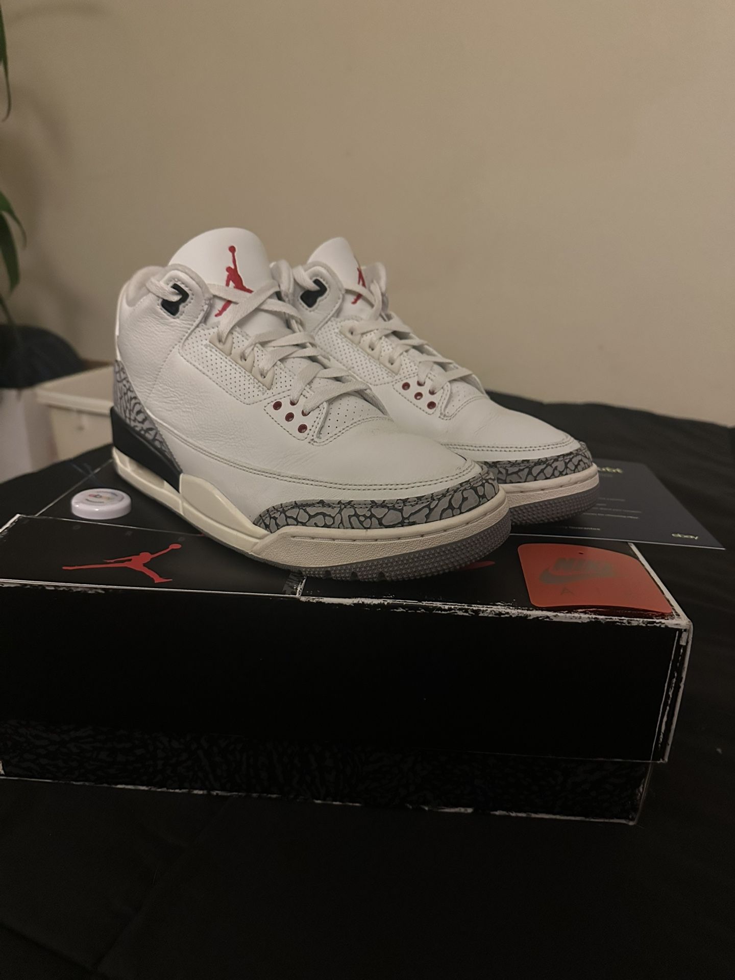 Jordan 3 White Cement Reimagined Size 12