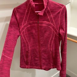 Lululemon Fuchsia Zip Up