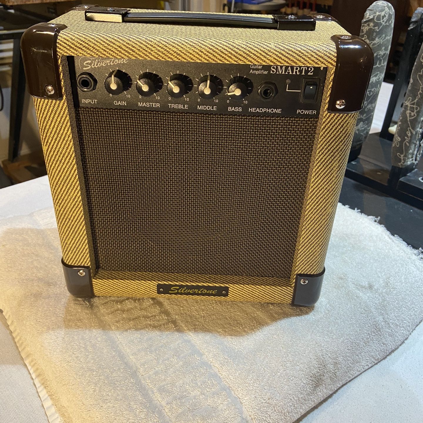 Silvertone SMART2 Tweed Guitar Amp Used Like New. 22 Watt Consumption Serial Number contact info removed . Great Little Practice Amp. for Sale in