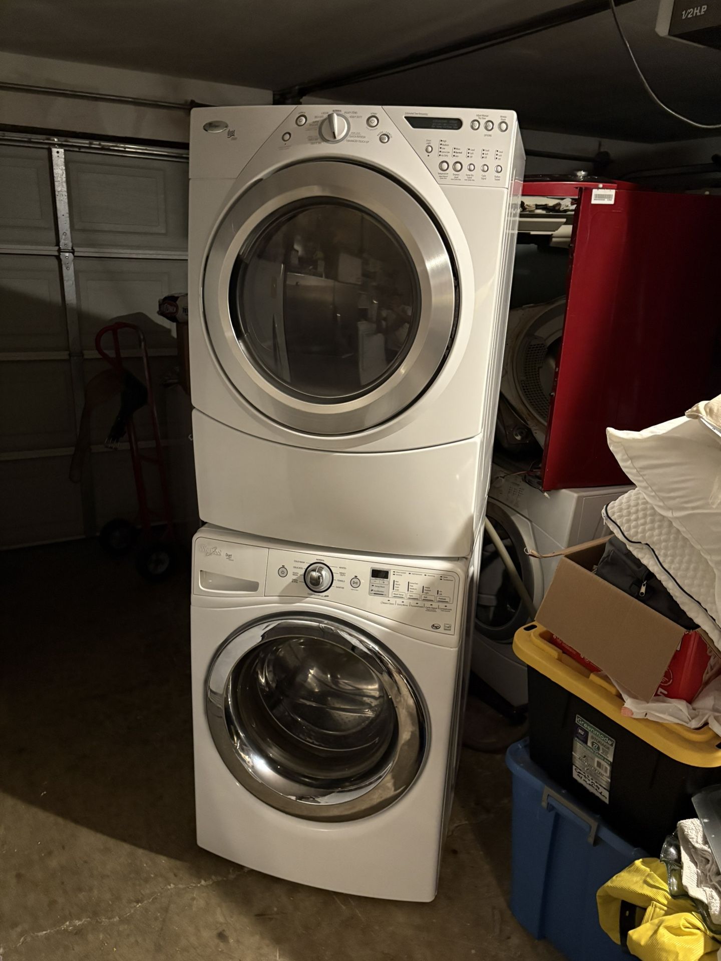 Whirlpool Duet Stackable Washer And Gas Dryer 