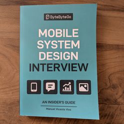 Mobile System Design interview book
