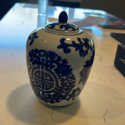 Beautiful Hand Made Porcelain Jar