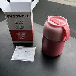 EVODWELL Insulated Food Jar Thermos – Vacuum Stainless Steel Lunch Container