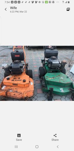 SCAG  36 INCH WALK BEHIND KAWASAKI MOTOR