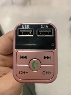 Wireless Bluetooth Car kit handsfree talk MP3 player fm transmitter dual car charger