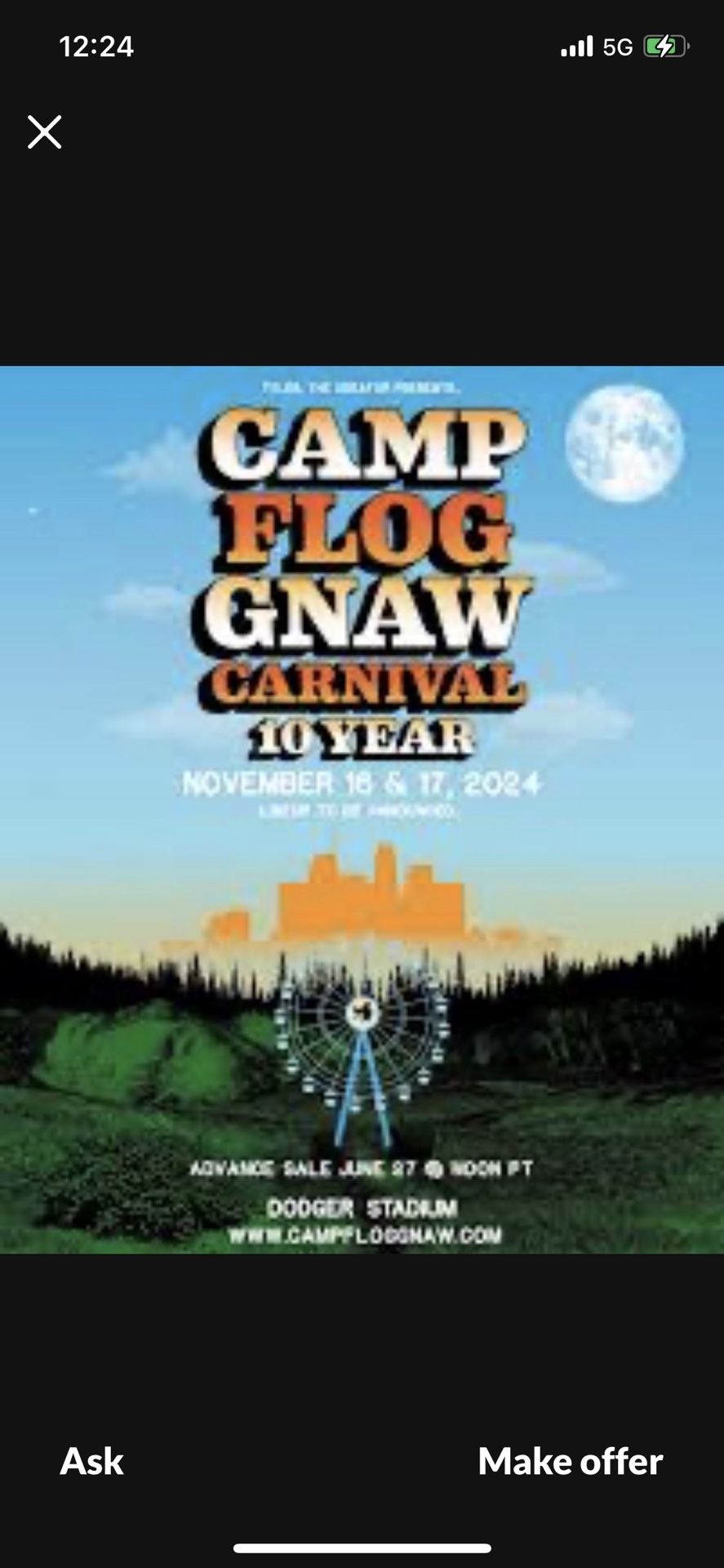Camp Flog Gnaw carnival