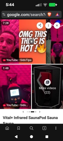 Vital Plus Pro Infrared & Red Light Therapy (Portable) Dry Sauna