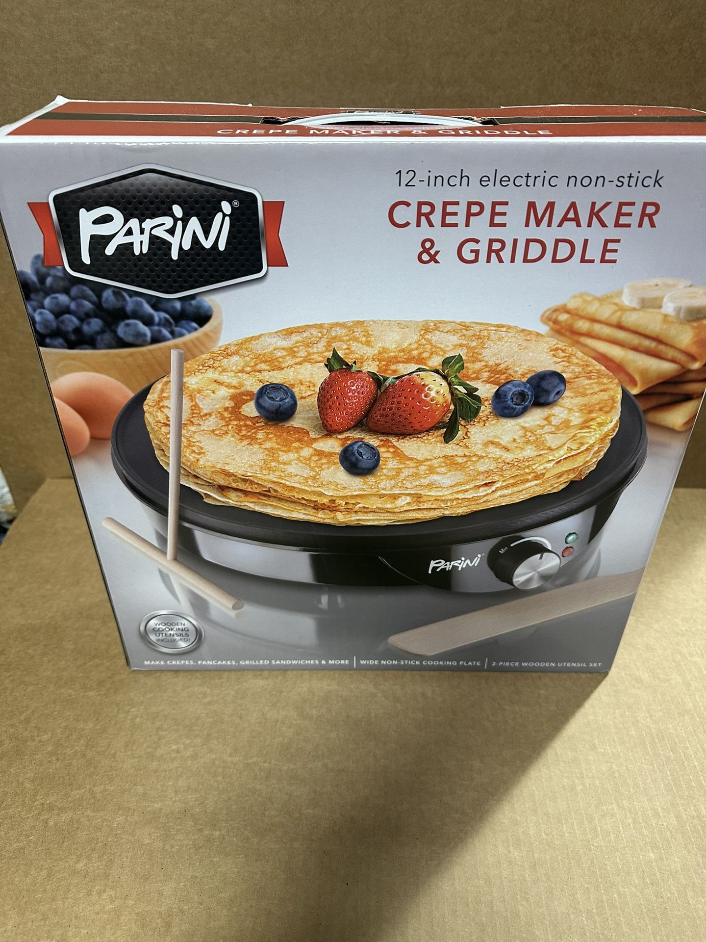BNB 12 “ Electric Non-Stick Crepe Maker & Griddle