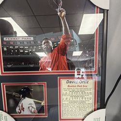 David Ortiz - Fenway Farewell 11" x 14" Framed Photo Collage by Legends Never Die, Inc.