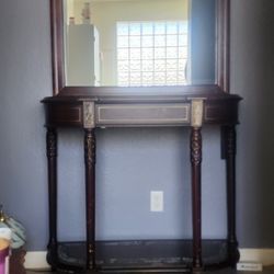 Table With Mirror