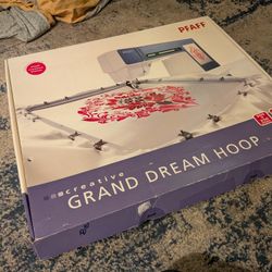 New Pfaff Grand Dream Hoop Embroidery Attachment