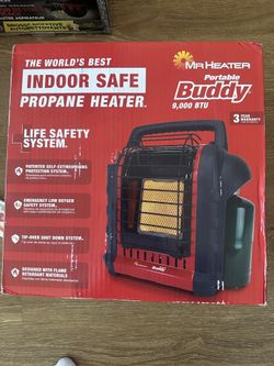 Mr. Heater Portable Buddy 9,000 BTU Propane Heater Calentador portatil 9000 btu 200 pies cuadrados