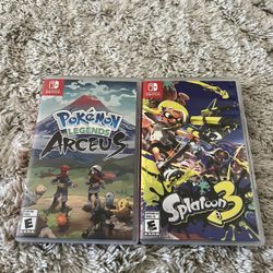 2 nintendo switch games 