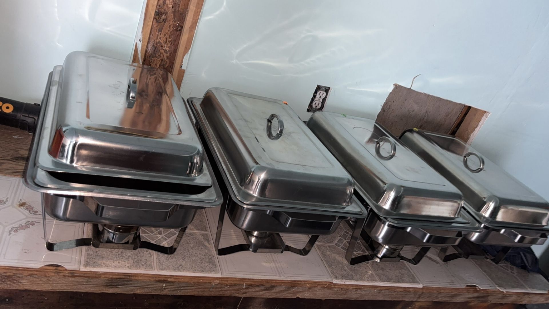 Stainless Steel Catering Trays 