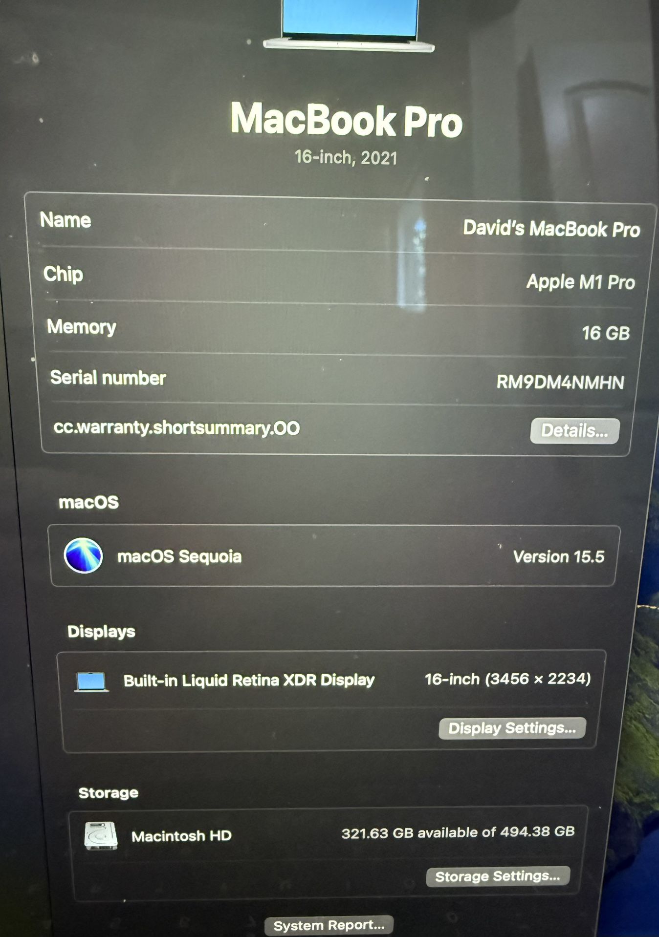 MacBook Pro W/ Mouse