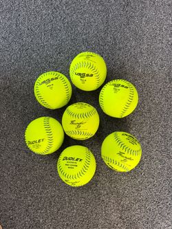 New Dudley Thunder SX-Pro M USSSA Slowpitch Softballs 12 Inch