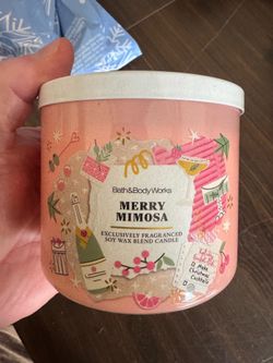 Bath And Body Works Candle Merry Mimosa