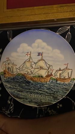Jamestown Virginia Decorative Collector Plate