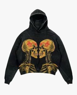 NEW Obenie Halloween Y2K Hoodie Gothic Casual Alphabet Blast Print Pattern Skull Fashion Hoodie Men Harajuku Men Clothing