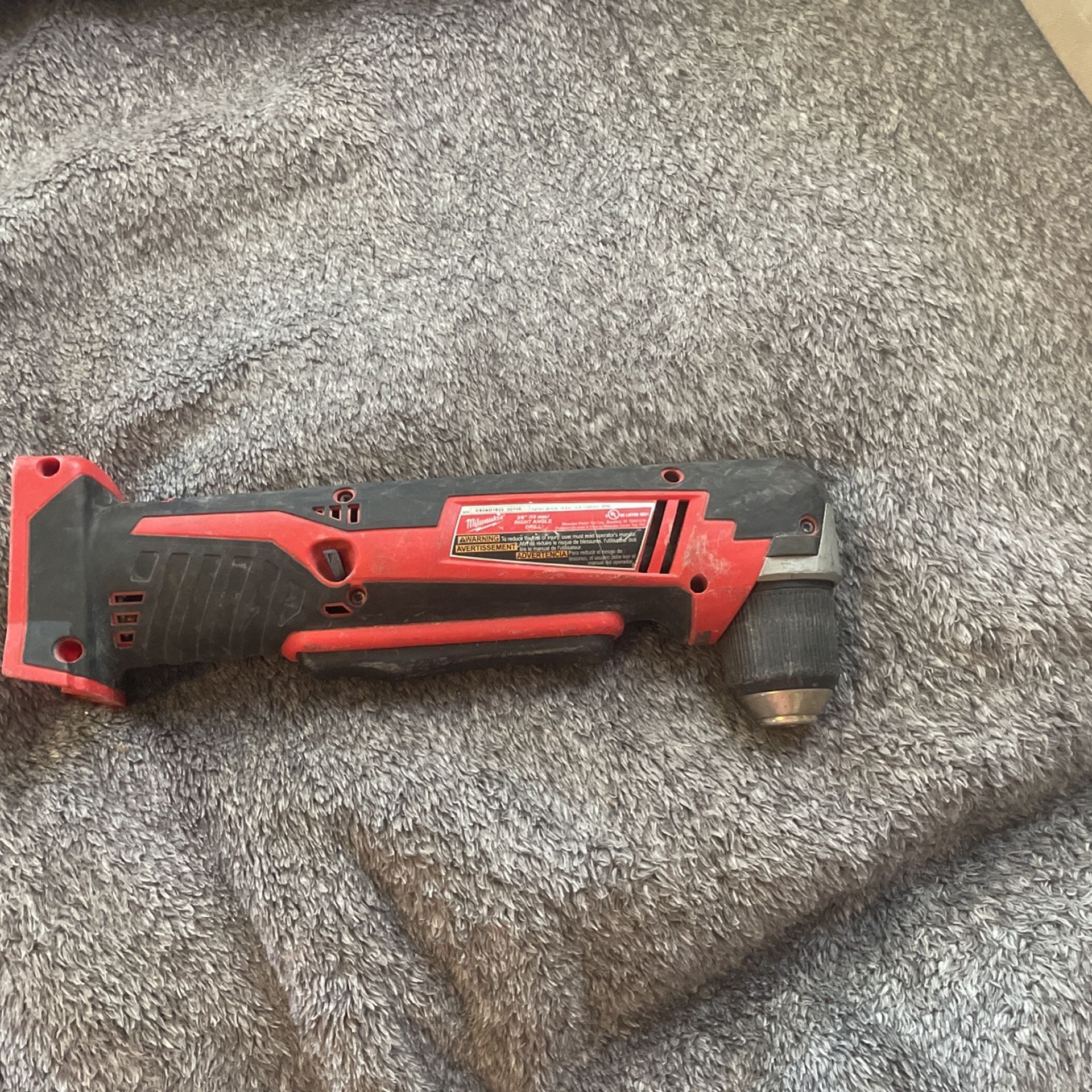 Milwaukee 18 V 3/8” Right Angle Drill Cat# 2615-20 Used 40$