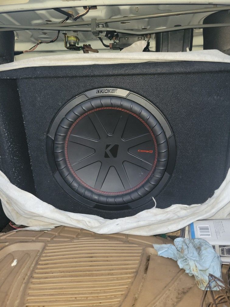 Speaker Box And Mono Block Amp For Sale