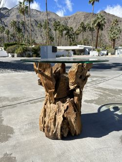 Wood Side Table