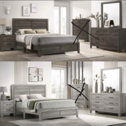4-Pc Bedroom Set Queen Or Full Or King Size Not Including Mattress