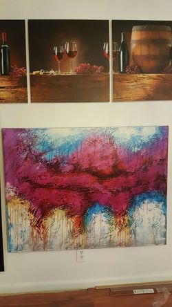 canvas art pain 49x37, Furniture warehouse display like new