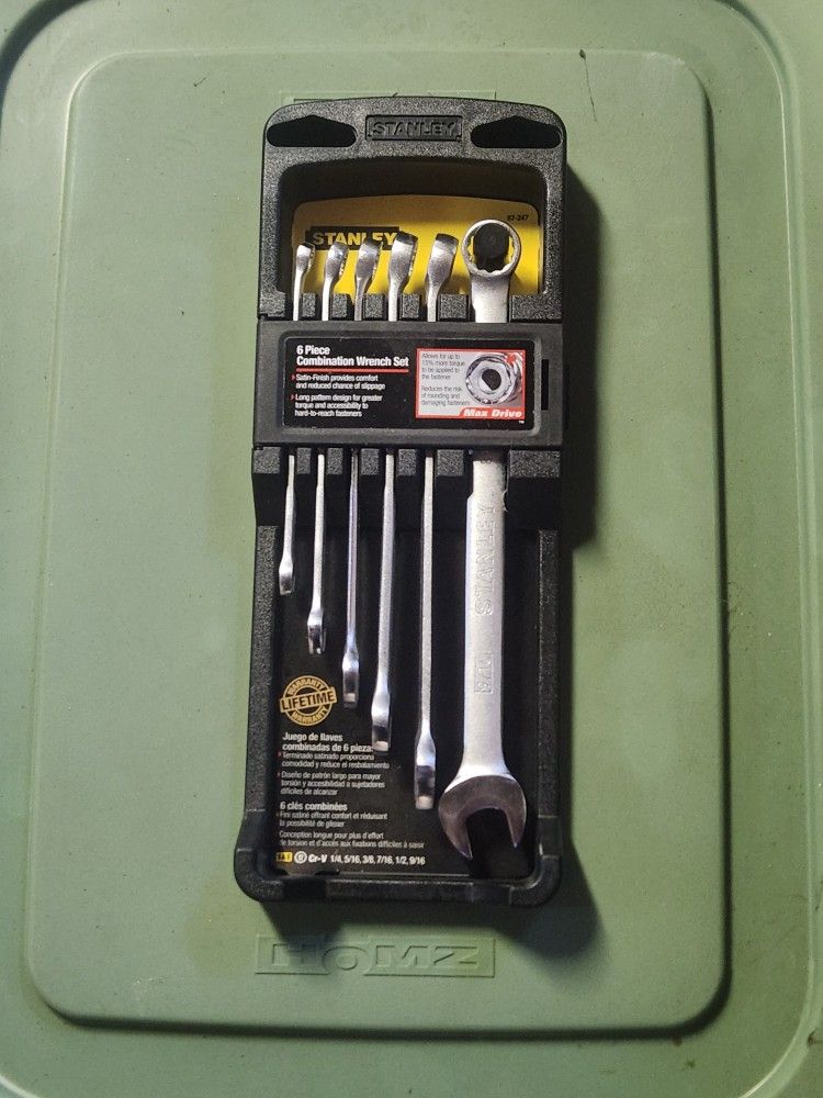 Stanley Long Pattern Wrench Set
