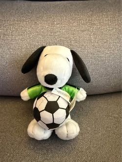 Snoopy Soccer Plush
