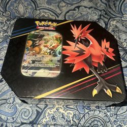 Pokemon Crown Zenith Galarian Zapdos Tin Set 