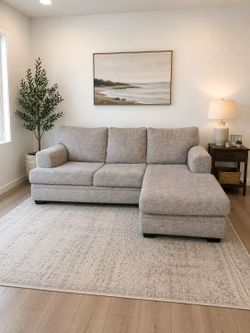 Couch with chaise