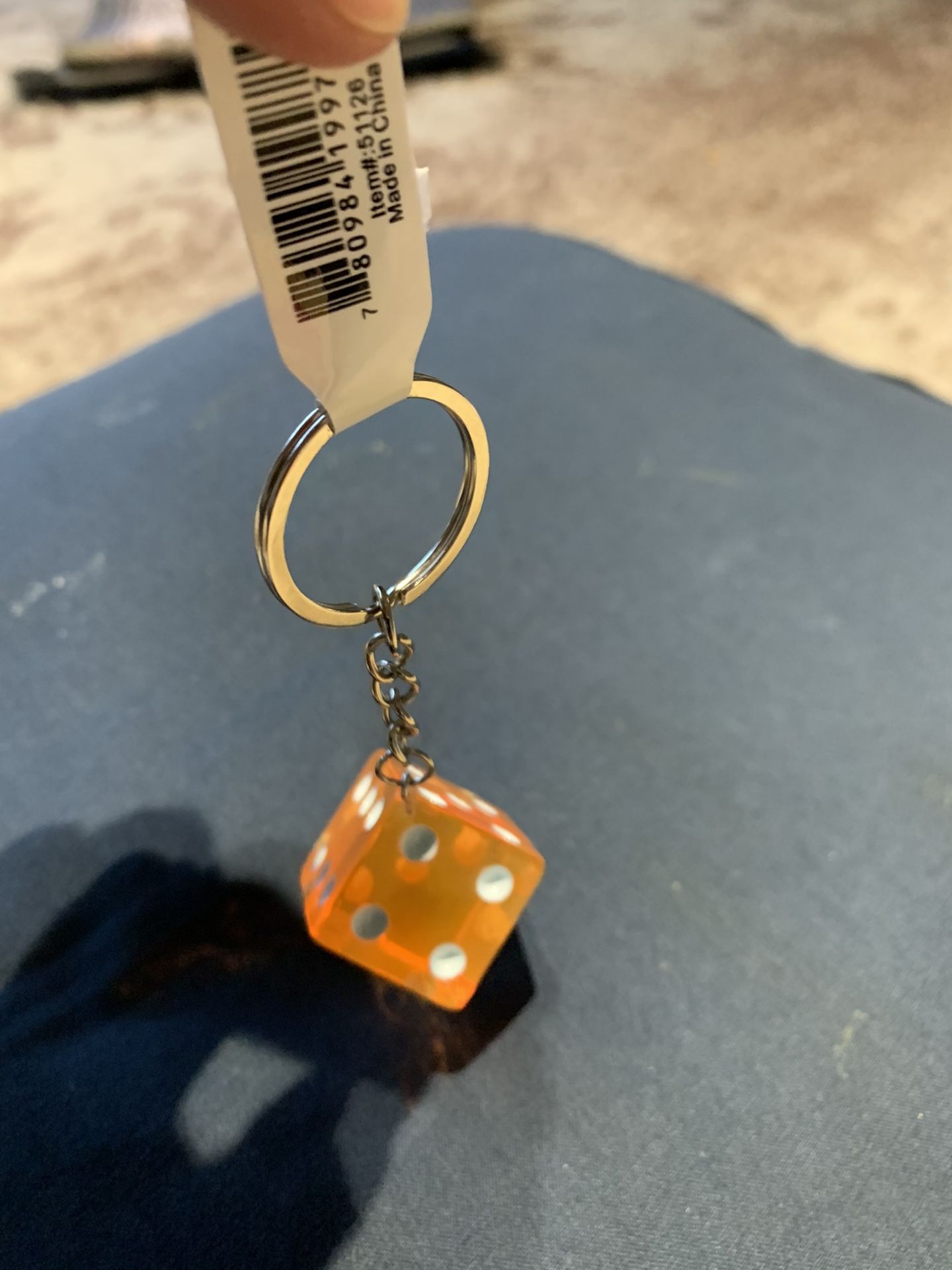 Dice Keychain