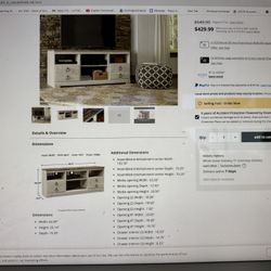 Ashley TV Stand / Entertainment Center – Like New