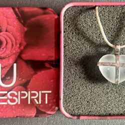 ESPRIT I 💜 U Necklace | VINTAGE | 💥DISCONTINUED💥 | ORIGINAL TIN BOX | $50