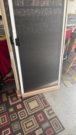 Patio door screen