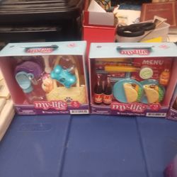 Brand New My Life As Doll Accessories Eight Sets