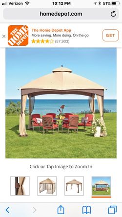 Hampton bay massillon gazebo discount