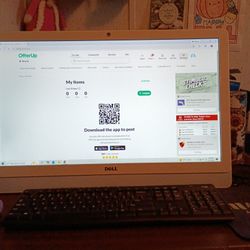 Dell All In One Computer With Key and Mouse 