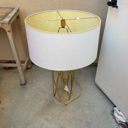 gold restoration hardware lamps