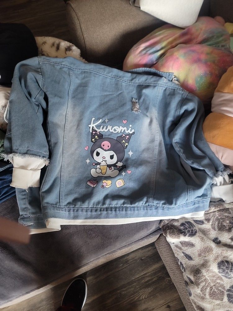 Kuromi Jean Jacket Small
